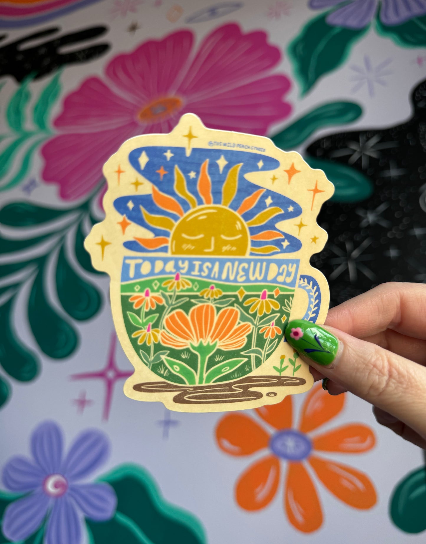 Today is a new day sticker