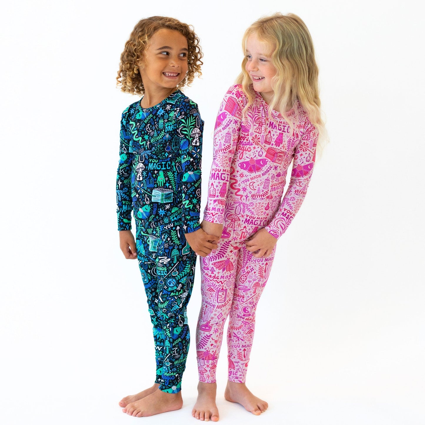 The Second-Skin 2-Piece Long Sleeve Pajama | Mystic Mama (Pink)