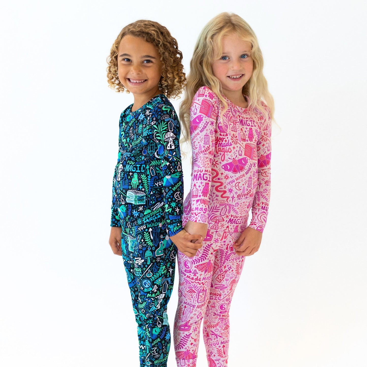 The Second-Skin 2-Piece Long Sleeve Pajama | Mystic Mama (Pink)