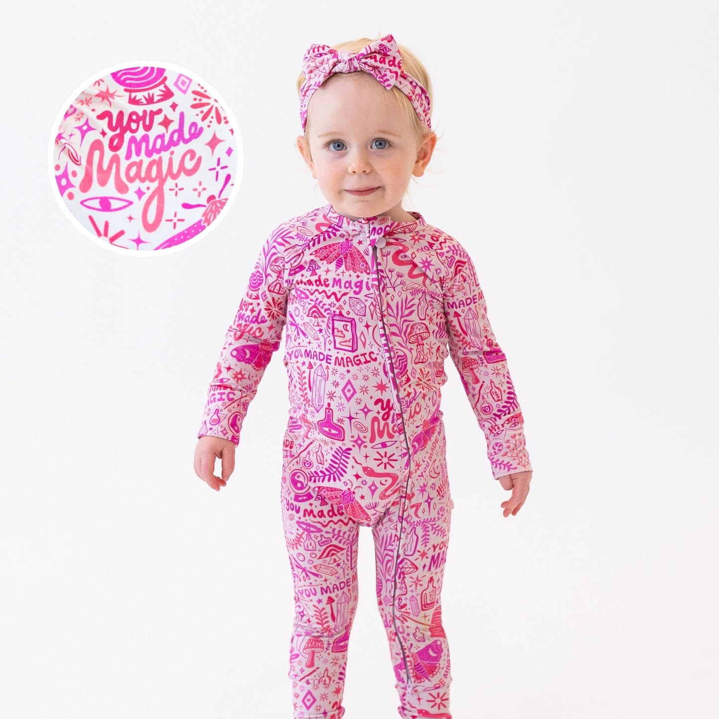 The Second-Skin Convertible Romper | Mystic Mama (Pink)