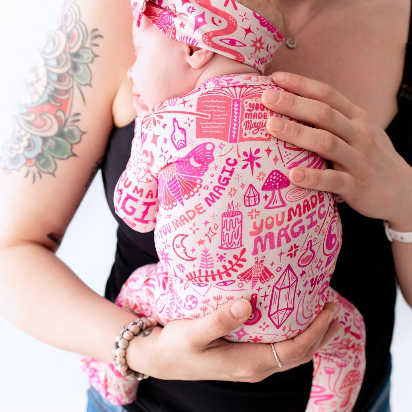 The Second-Skin Footie | Mystic Mama (Pink)